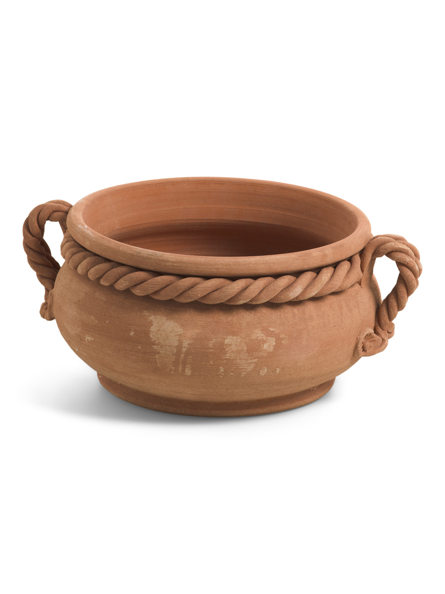 16in Rope Handle Terracotta Planter | Plants & Planters | Marshalls | Marshalls