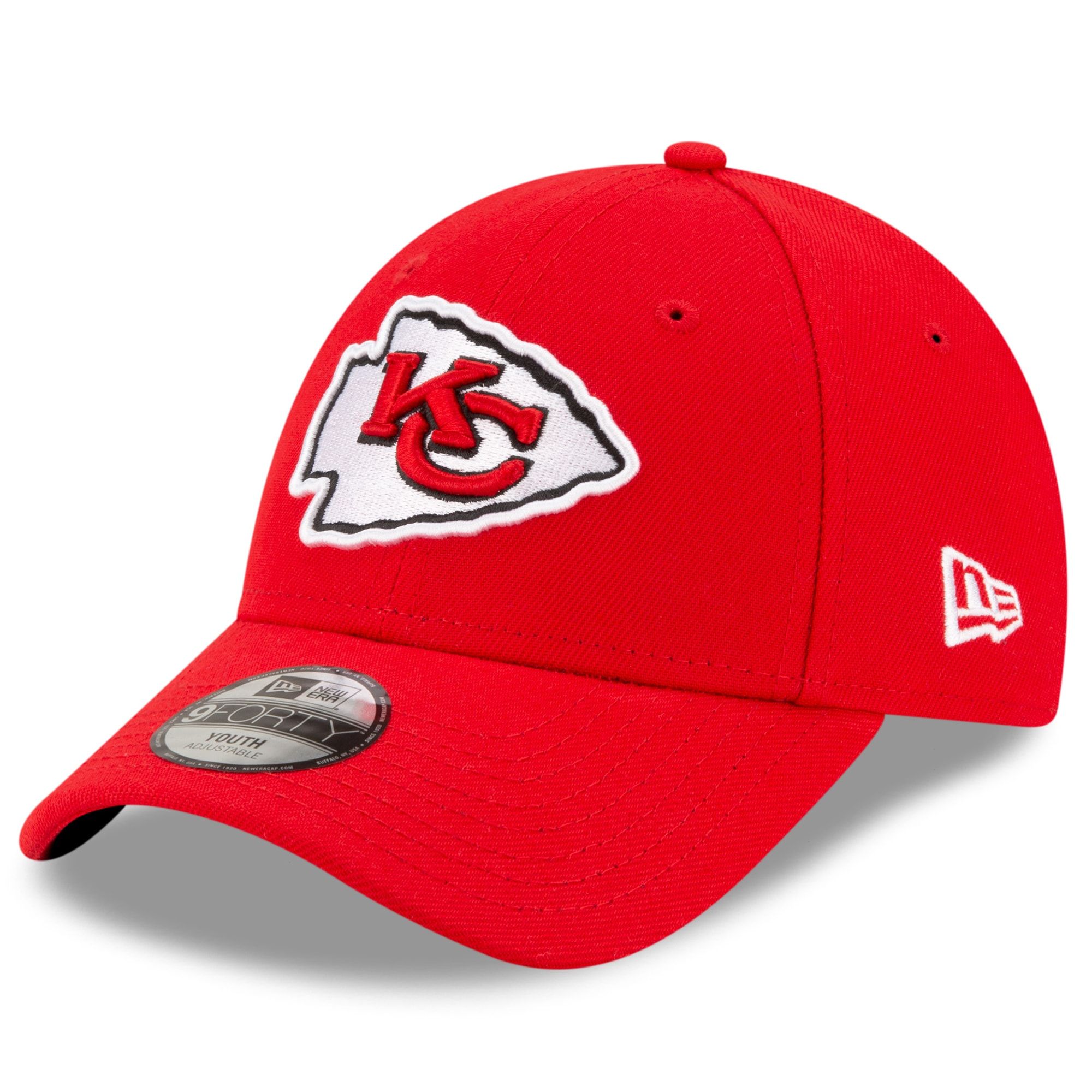 Youth Kansas City Chiefs New Era Red League 9FORTY Adjustable Hat | NFL Shop
