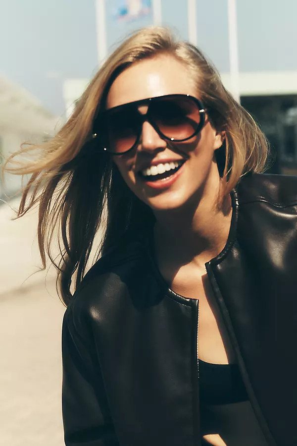 Oversized Aviator Sunglasses | Anthropologie (US)
