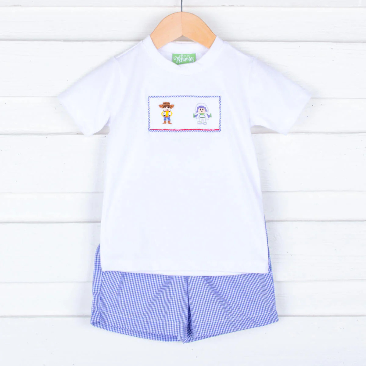 Toy Shop Friends Smocked Short Set | Classic Whimsy