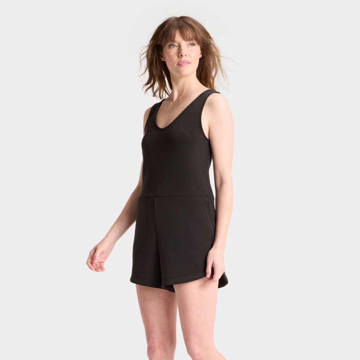 Only $28 romper that feels like the scuba material!