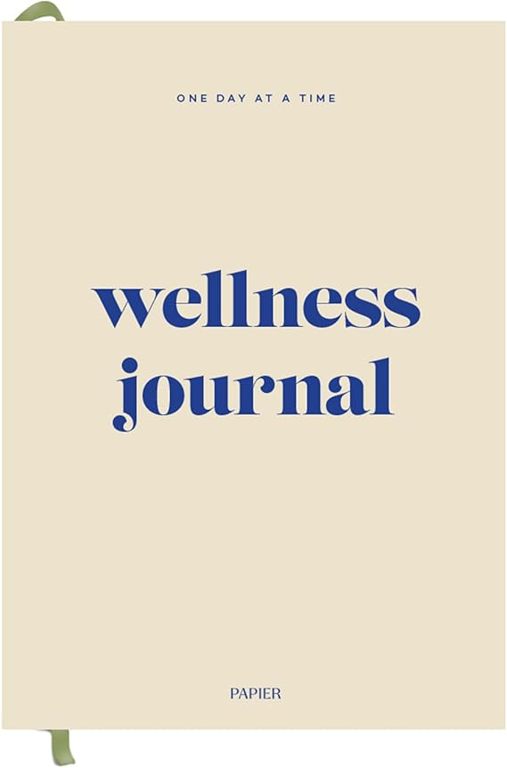 Wellness Journal - Beige, 153mm x 215mm, Hardback | For Intentions, Feel-Good Goals & Wishlists| ... | Amazon (US)