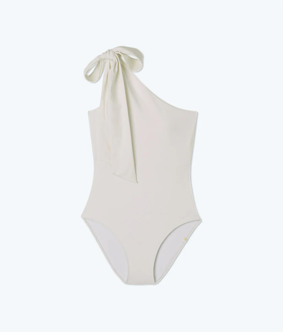 The Bow-Shoulder Ruched Sidestroke | Summersalt | SummerSalt