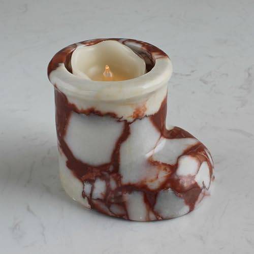 Christmas Santa Boot Desk Organizer, Genuine Marble Multifunctional Decor - Candle Holder, Mini V... | Amazon (US)