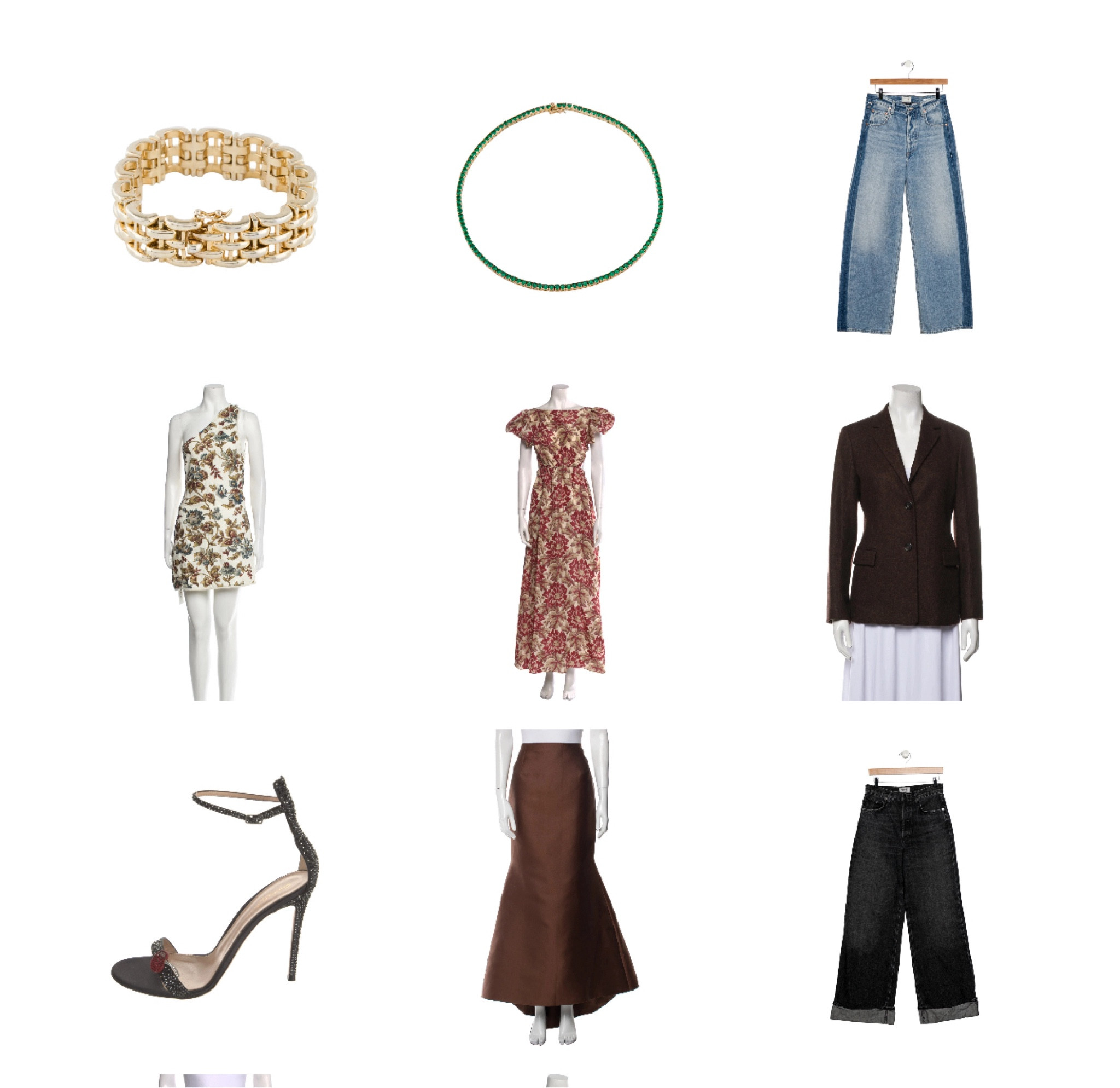 Dorsey jewelry, SIR under $100, a chocolate brown blazer under $200!