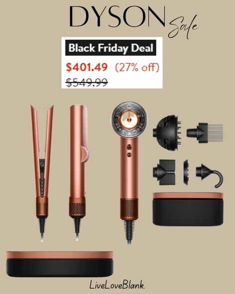 Dyson sale
Nordstrom Black Friday deals 
Gifts for family 

#LTKSaleAlert #LTKBeauty #LTKGiftGuide