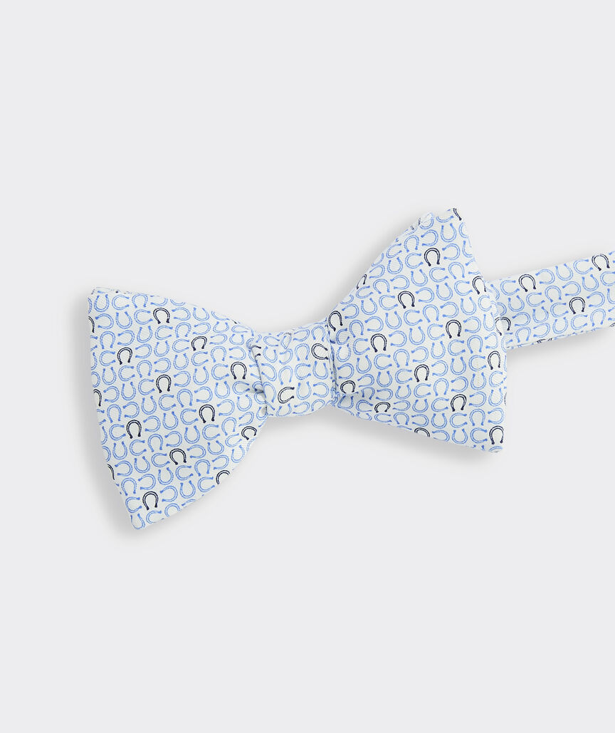 Kentucky Derby Micro Horseshoes Silk Bow Tie | vineyard vines