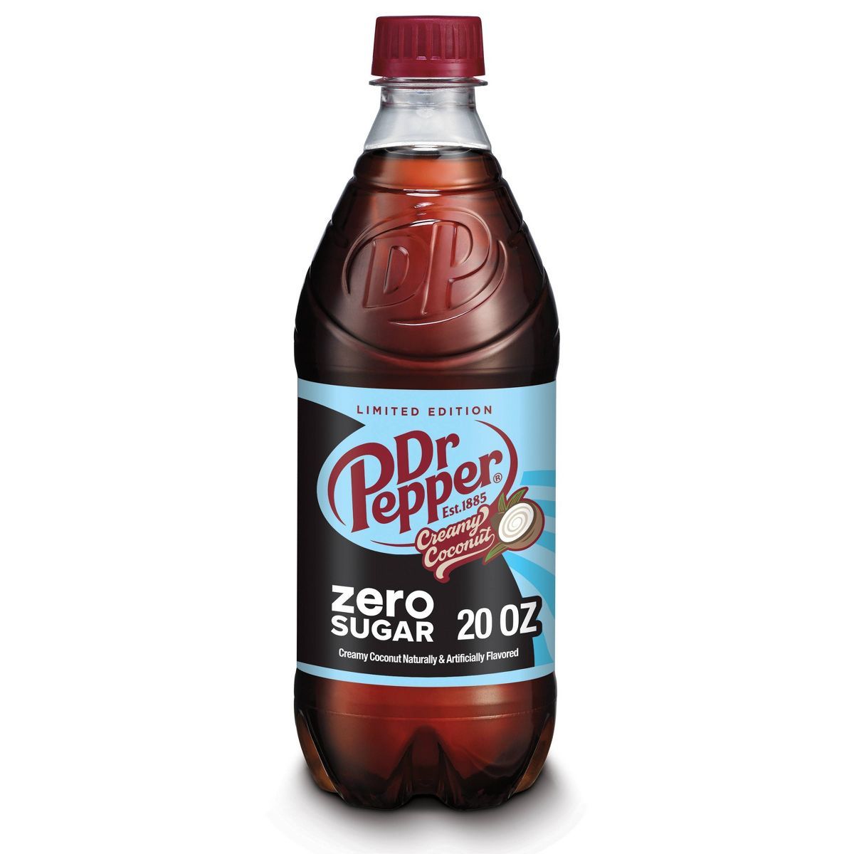 Dr Pepper ZERO Creamy Coconut Soda - 20 fl oz Bottle | Target