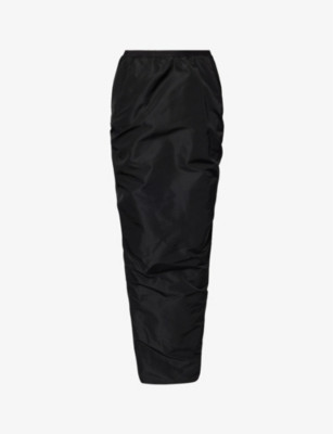 Mid-rise split-hem shell midi skirt | Selfridges