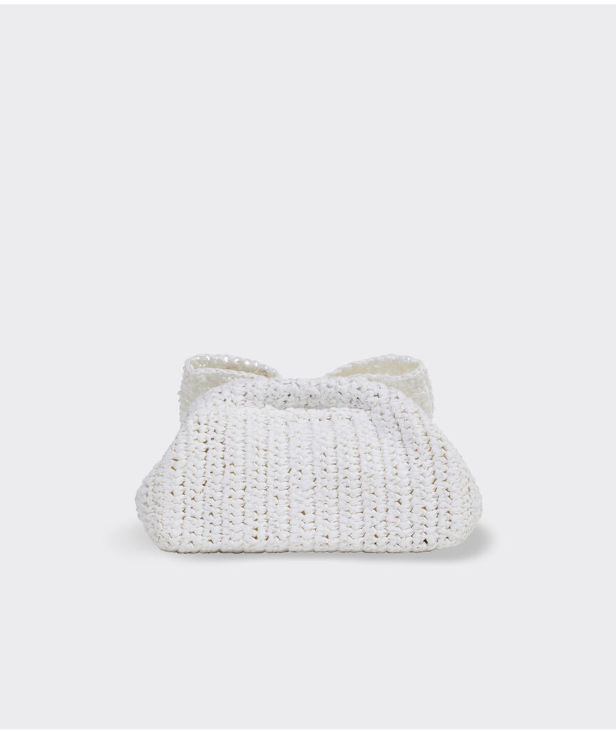 Kentucky Derby Raffia Bow Clutch | vineyard vines