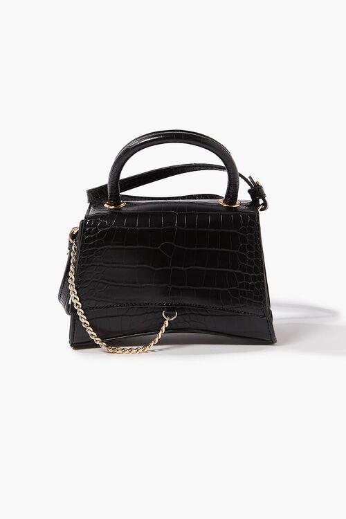 Faux Croc Leather Crossbody Bag | Forever 21 (US)