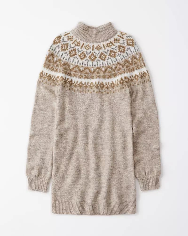 Mock Neck Sweater Dress | Abercrombie & Fitch US & UK