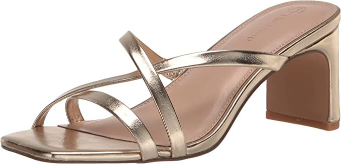 The Drop Women's Amelie Strappy Square Toe Heeled Sandal | Amazon (US)