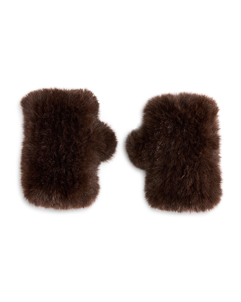 Surell Faux Fur Fingerless Mittens | Bloomingdale's (US)
