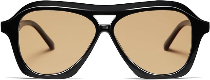 VANLINKER Retro 70s Square Aviator Sunglasses Womens Men Trendy Polarized Vintage Shades VL9768 | Amazon (US)