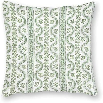 by Unbranded Decorative Pillow Cover - Sister Parish Dolly in Lettuce Green, Canvas, Square Decor... | Amazon (US)