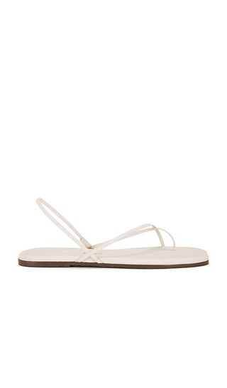 TKEES Square Toe Millie Sandal in Cream. - size 10 | Revolve Clothing (Global)