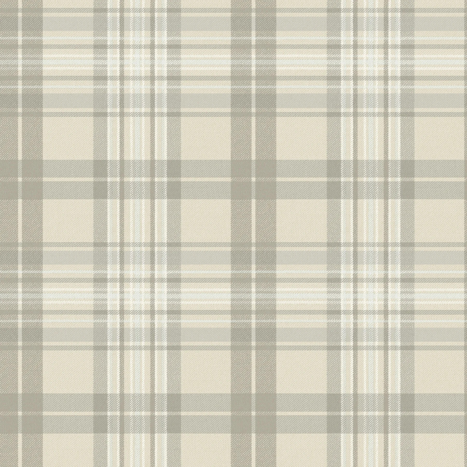 Austin Beige Plaid Wallpaper | Wayfair North America
