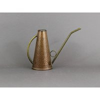 Vintage 1950S Brass & Copper Watering Can, For Bonsai & Cactus, Mcm Decor | Etsy (US)