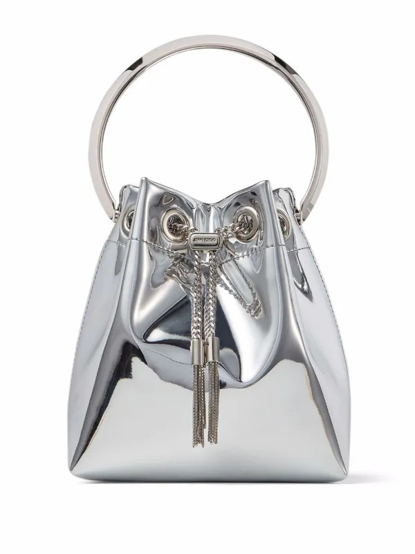 Bon Bon metallic-effect bucket bag | Farfetch Global