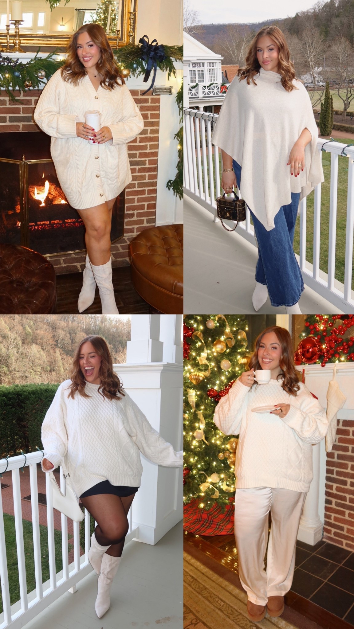 Wearing an xl & 33L jeans! 

#LTKPlusSize #LTKHoliday #LTKMidsize