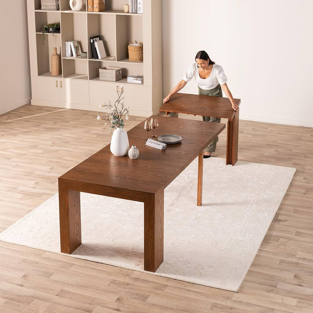 Transformer Table Dining Room Table for 2 to 12 Approved by Marie Kondo, Expandable Dining Table,... | Amazon (US)