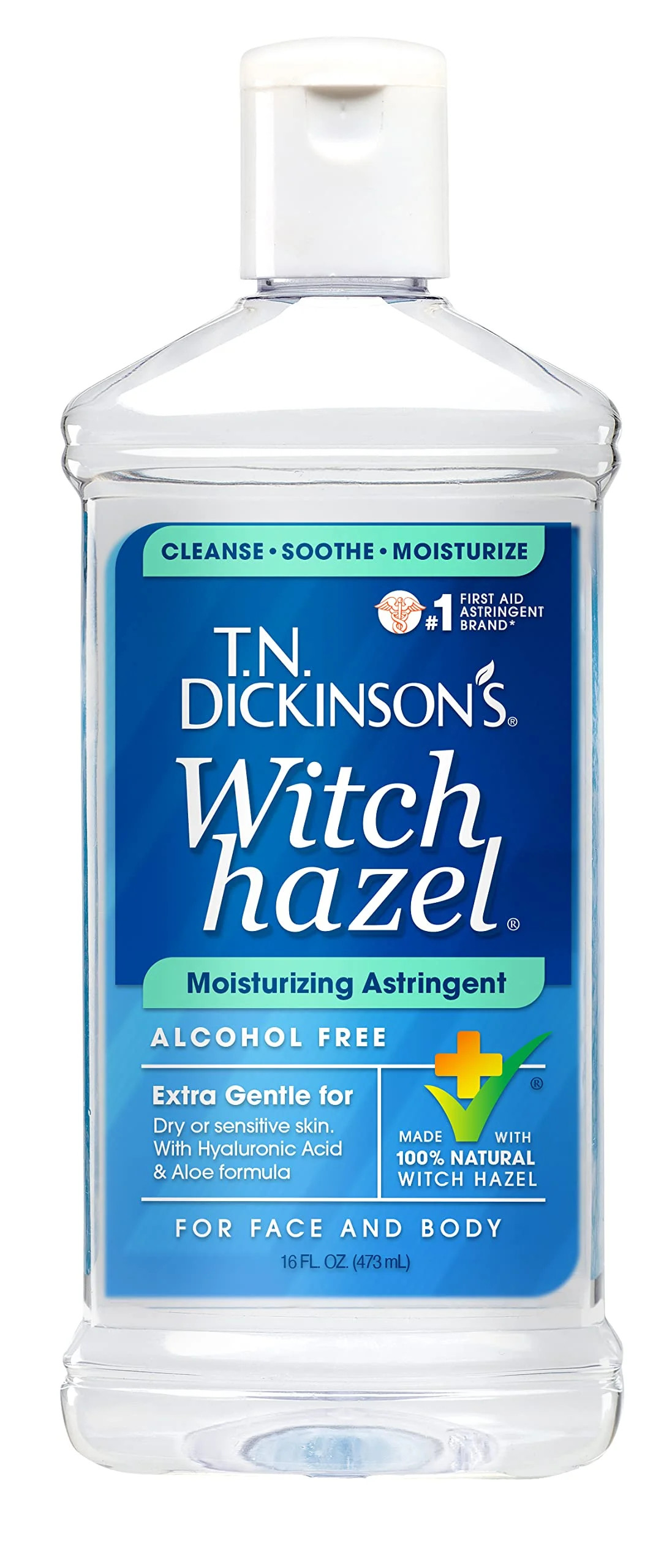 T.N. Dickinson's Witch Hazel Moisturizing Astringent - 16 oz | Walmart (US)