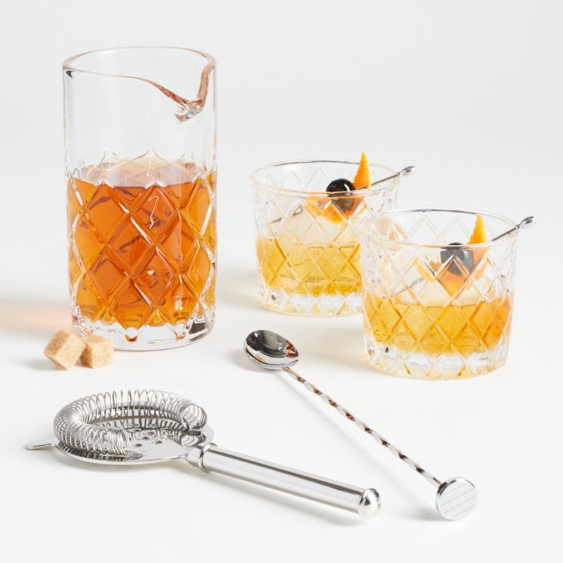 Old-Fashioned Cocktail Set | Crate and Barrel | Crate & Barrel