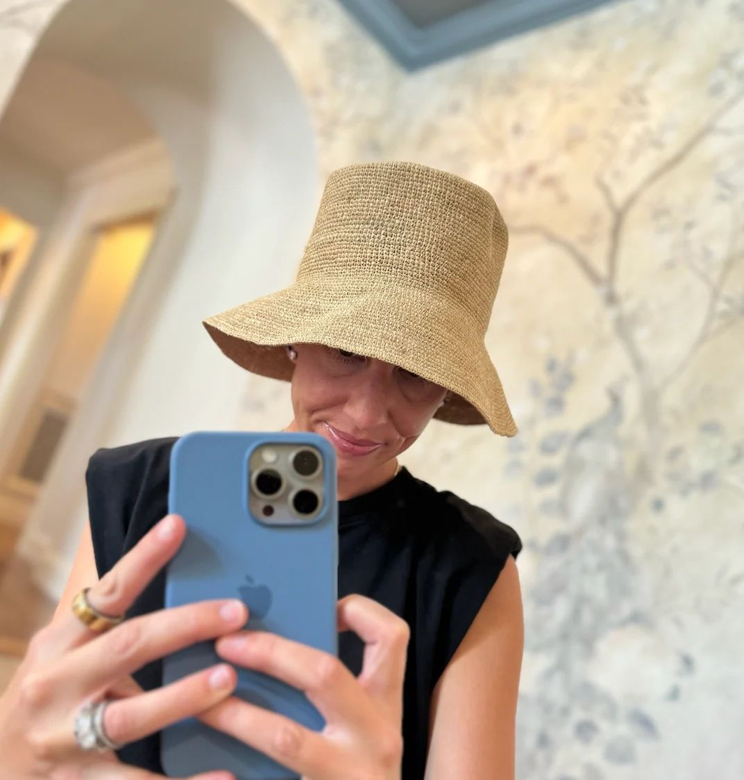 Chic Straw Bucket Hat | Shop Bijou