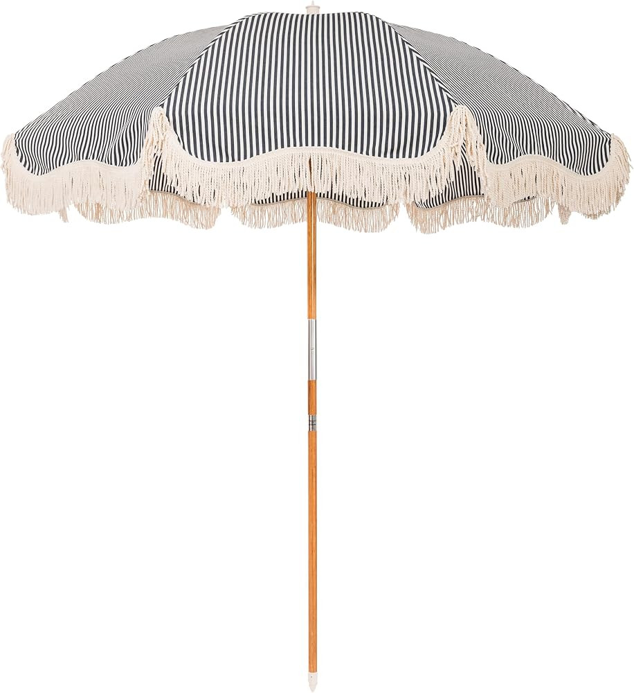 Business & Pleasure Co. Rio Fringe Umbrella For Beach, Patio or Picnic - 6' Boho Beach Umbrella, ... | Amazon (US)