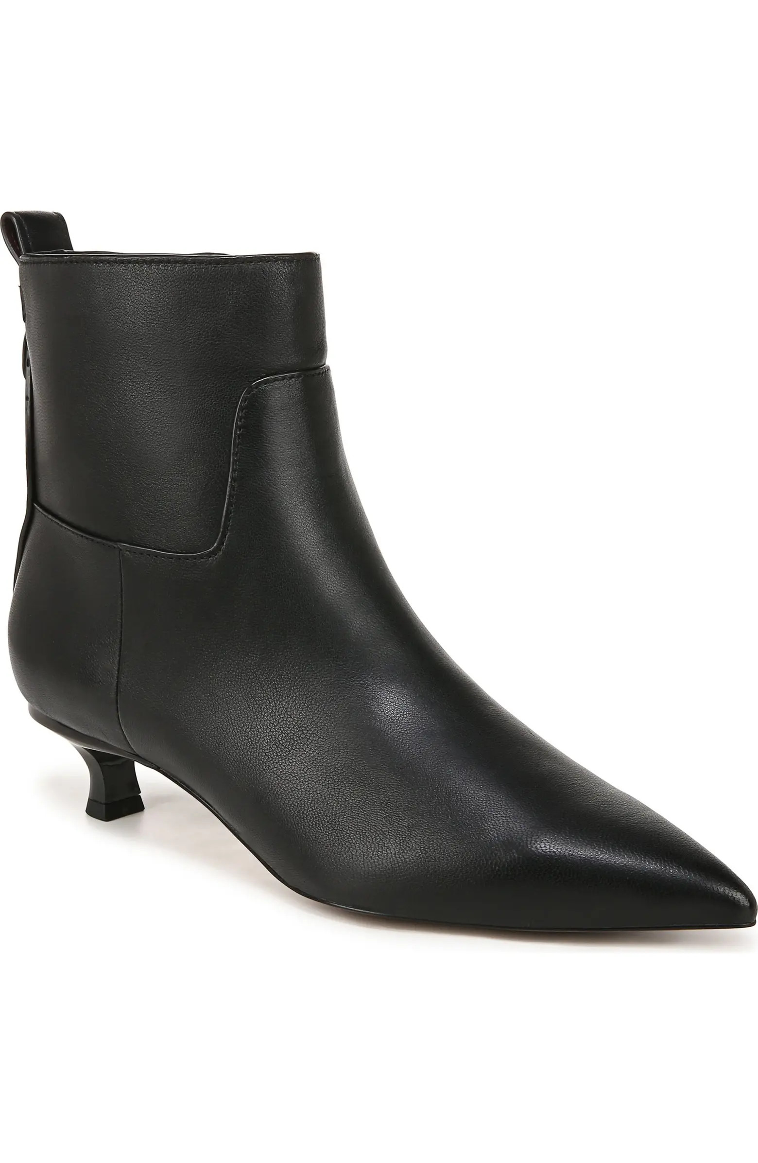 Mala Pointed Toe Kitten Heel Bootie (Women) | Nordstrom Rack