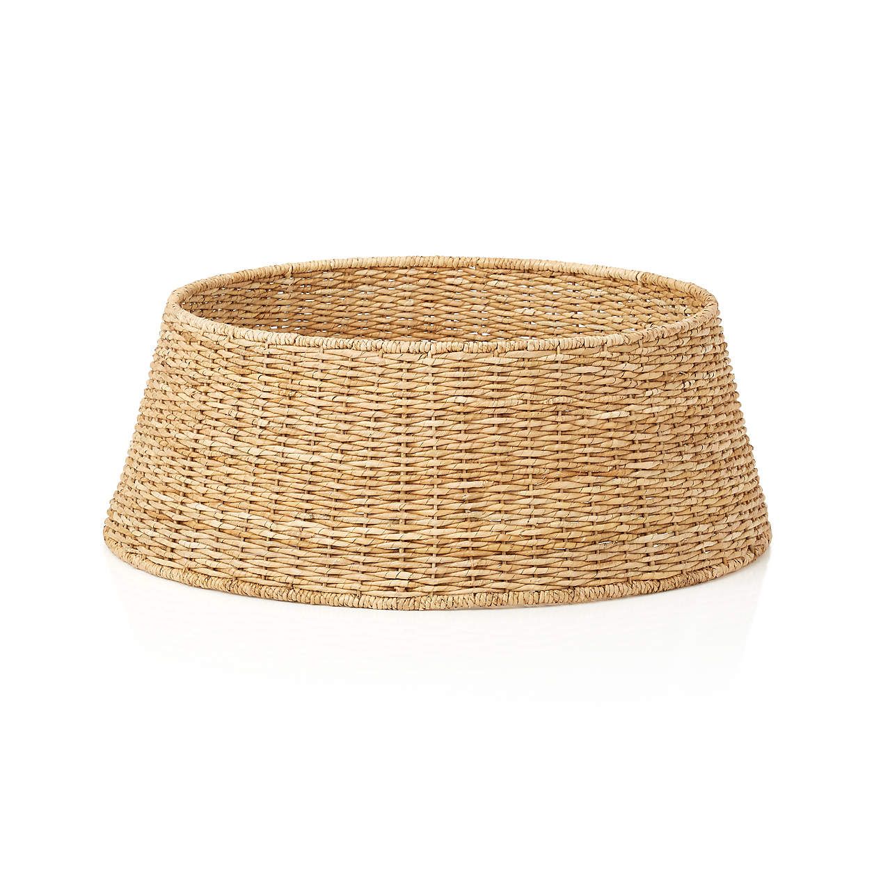 Abaca Christmas Tree Collar + Reviews | Crate & Barrel | Crate & Barrel