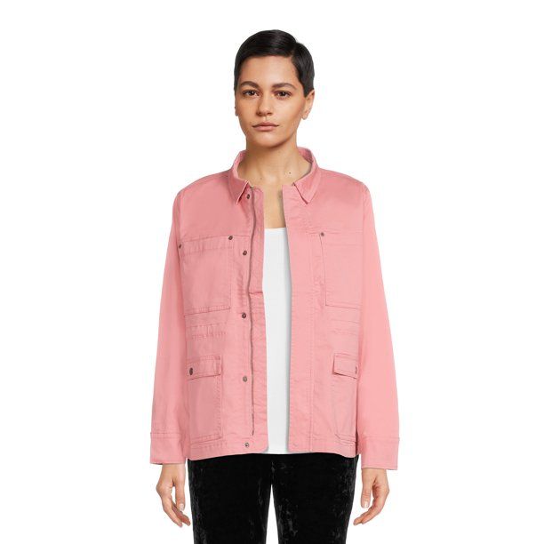 Time and Tru Women's Field Jacket - Walmart.com | Walmart (US)