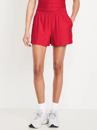 High-Waisted CloudMotion Shorts -- 3-inch inseam | Old Navy | Old Navy (US)