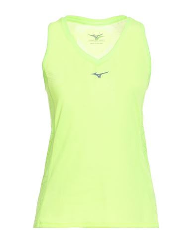 Mizuno Woman Tank top Lime green Size XS Polyester | YOOX (US)