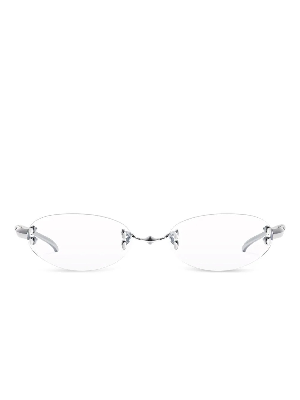 Gentle Monster Furi 02 glasses - Silver | Farfetch Global