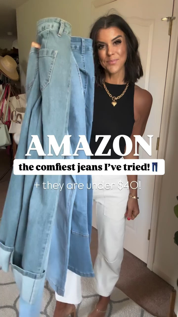 Amazon jeans I’m loving! Size 2/4 in tank, size 4 in all jeans (4 is the smallest size and they work! They have lots of stretch, so I would stay true to size). I’m 5’5 for reference.

#LTKdayinmylife #LTKootd #LTKgrwm