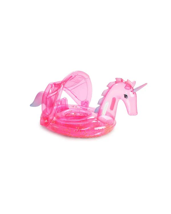 FUNBABY® Clear Pink Glitter Unicorn | FUNBOY