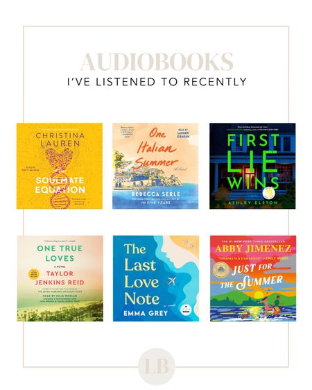 Audiobooks I’ve Recently Listened To 