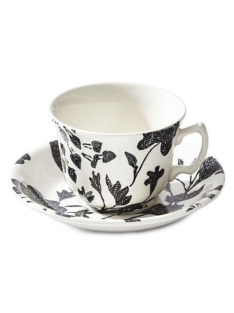Burleigh Garden Vine Teacup & Saucer | Saks Fifth Avenue
