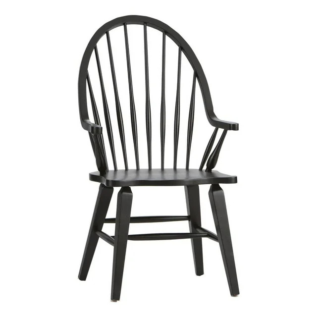 Liberty Furniture Windsor Back Arm Chair - Black | Walmart (US)