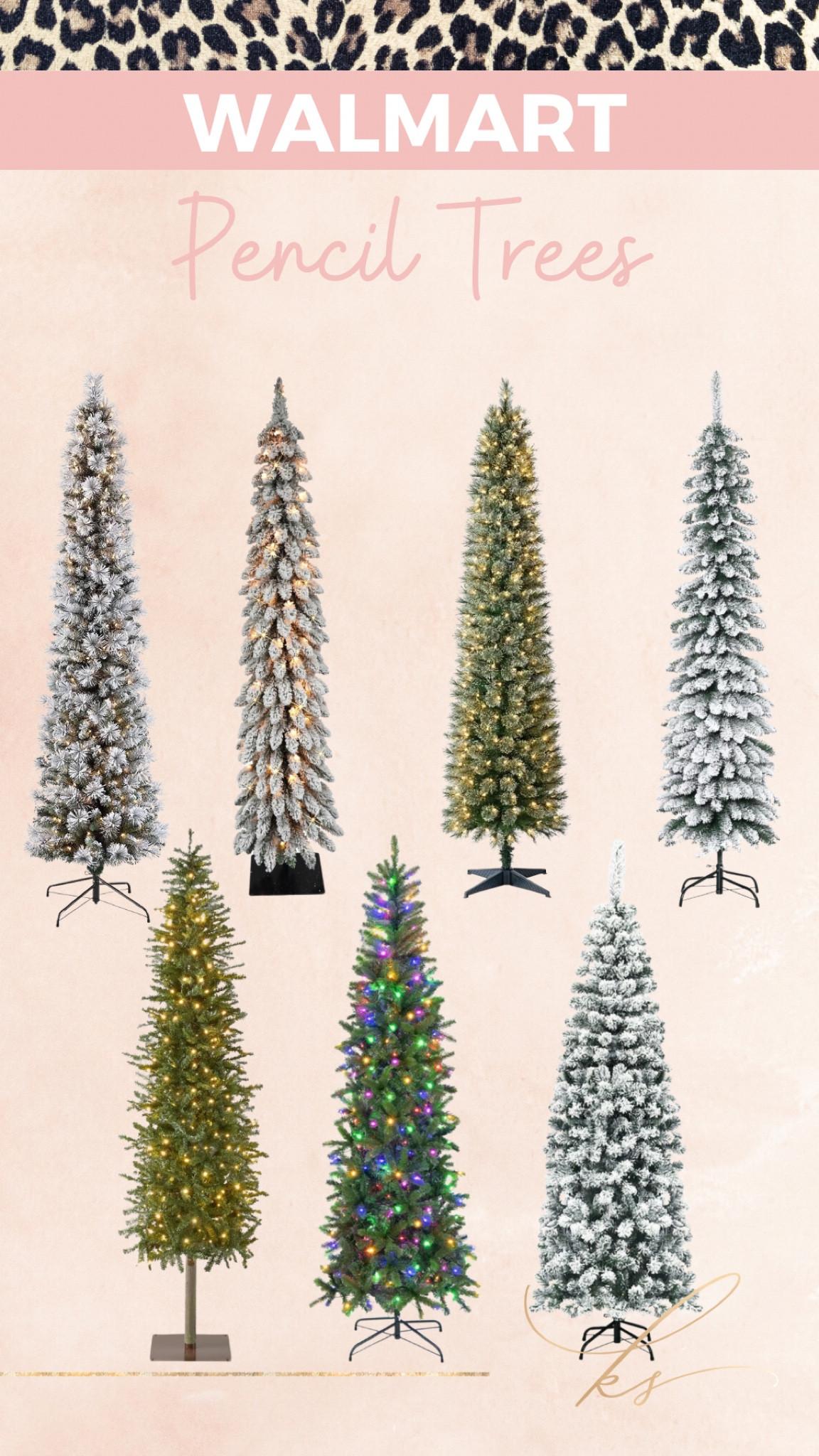 Pencil trees at Walmart! 

#LTKSeasonal #LTKhome #LTKHoliday