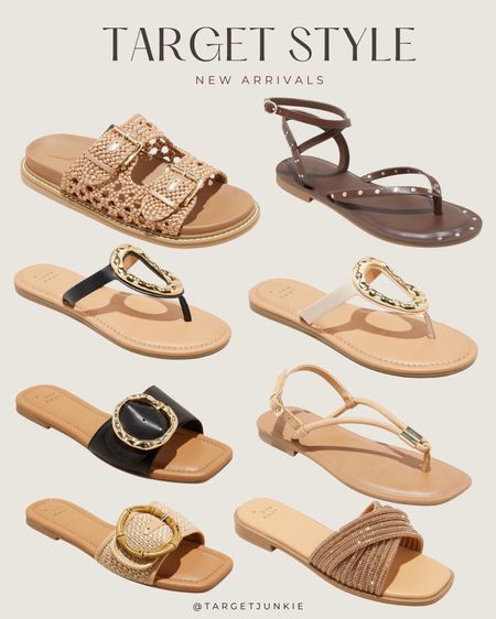 New sandals from Target 

Target finds, Target style, new at Target 

#LTKfindsunder50 #LTKshoecrush