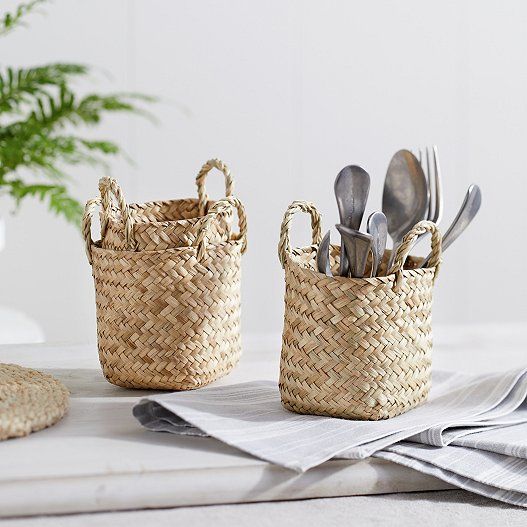 Mini Baskets Nested - Set of 3 | The White Company (UK)