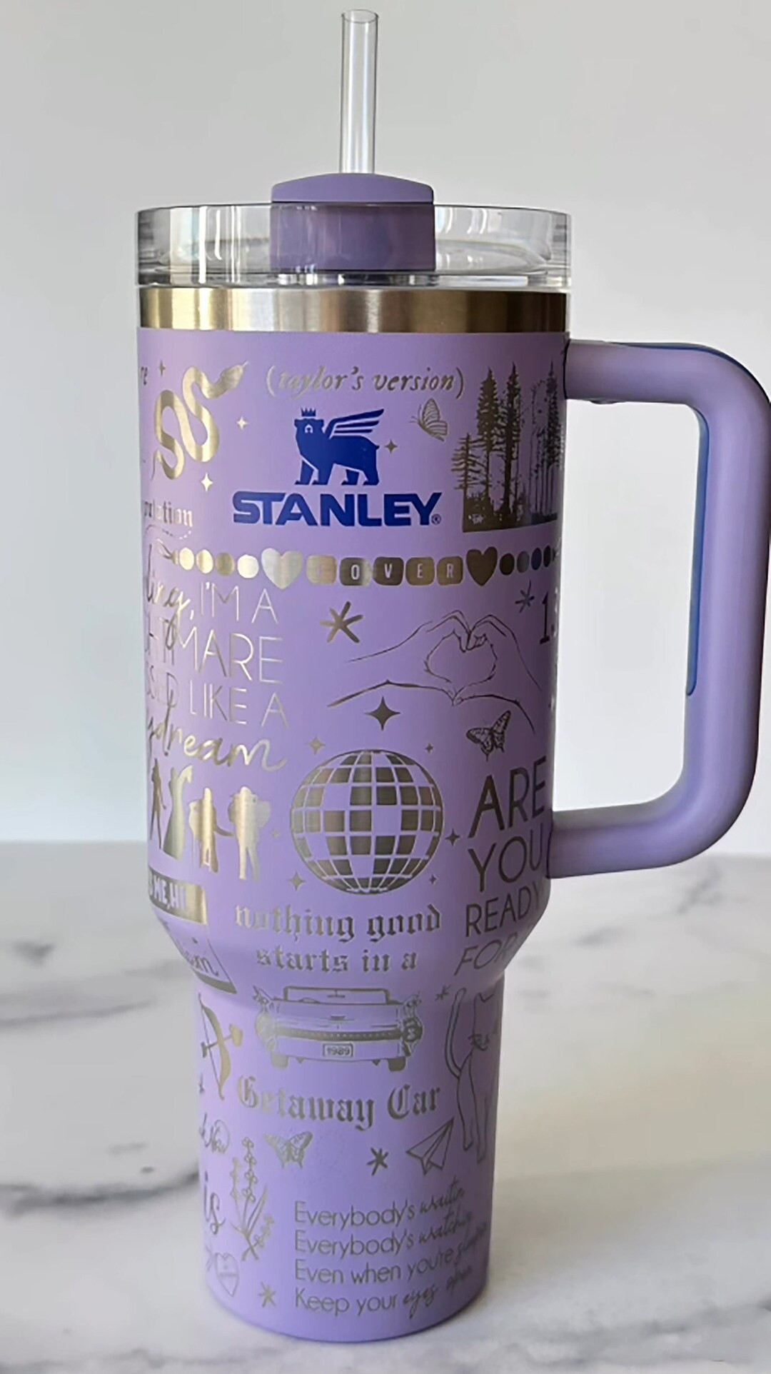 The Eras Tour Stanley Tumbler Engraved 30oz/40oz 40oz - Etsy | Etsy (US)
