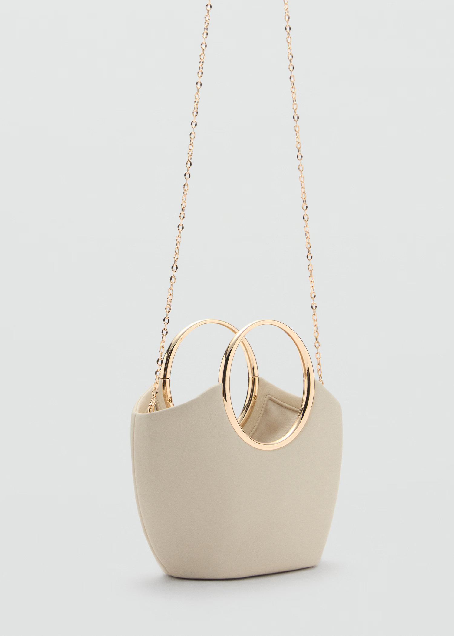Handbag with metallic details - Women | MANGO USA | Mango (US/MX/AU)
