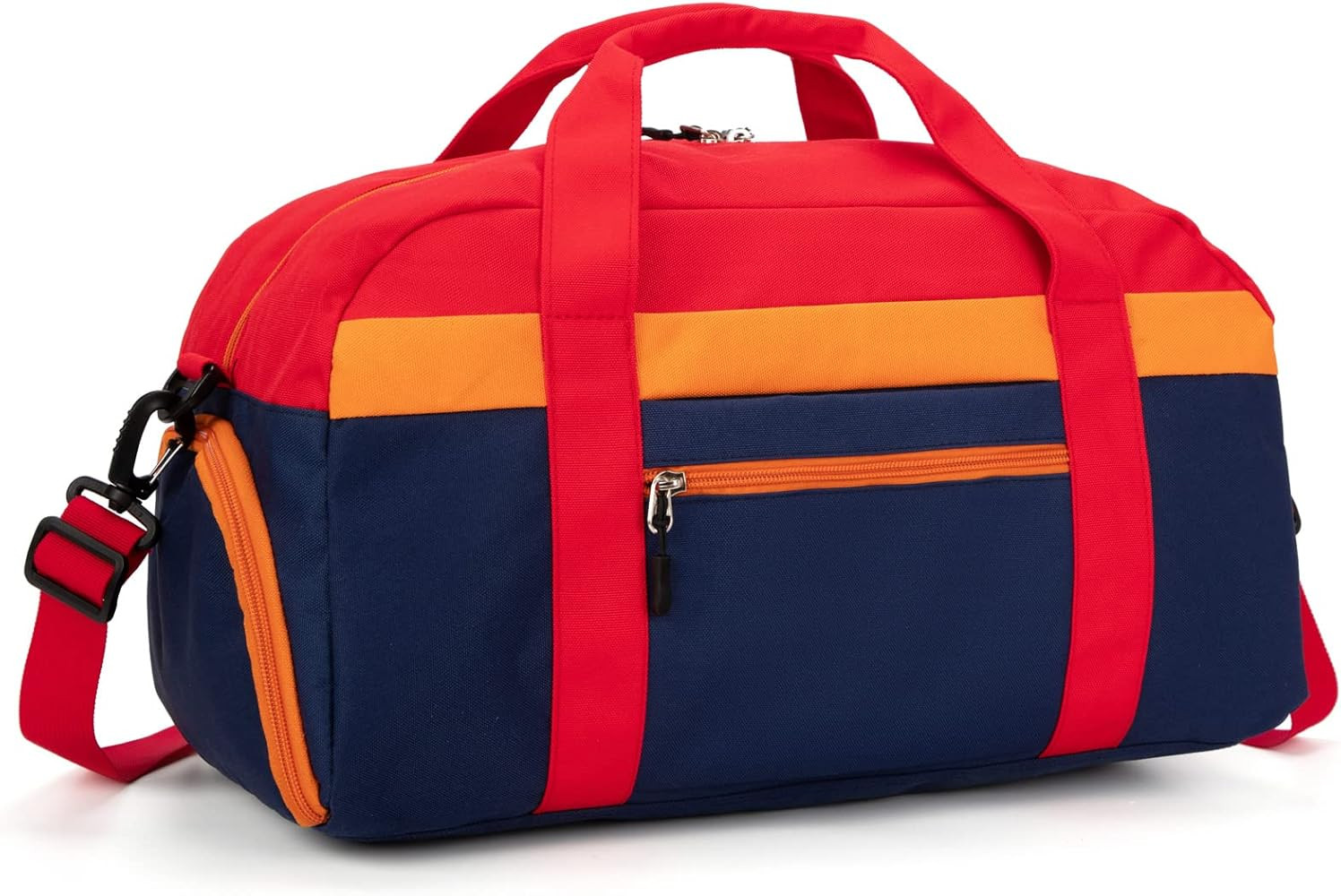HawLander Kids Duffle Bag for Boys or Girls, Fit School Practice, or Overnight Travel (Navy Red) | Amazon (US)