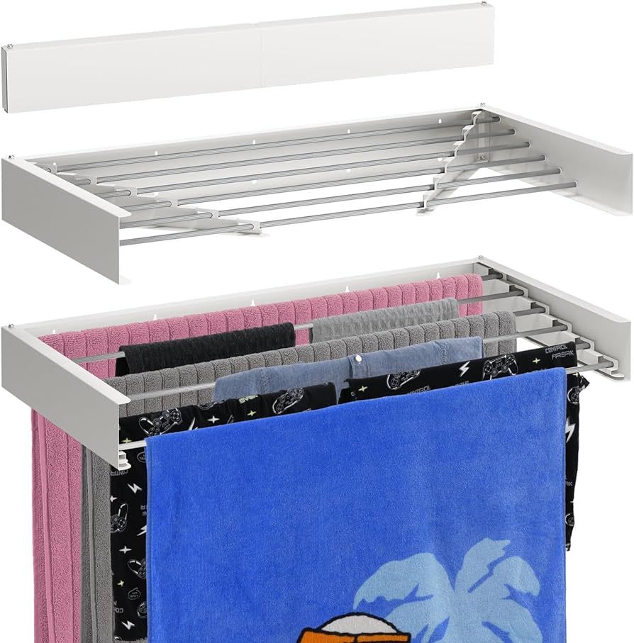 for "bartnelli wall mounted drying rack" | Amazon (US)