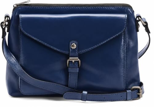 Patricia Nash Avellino Leather Crossbody Bag for Women, Navy Peony | Amazon (US)