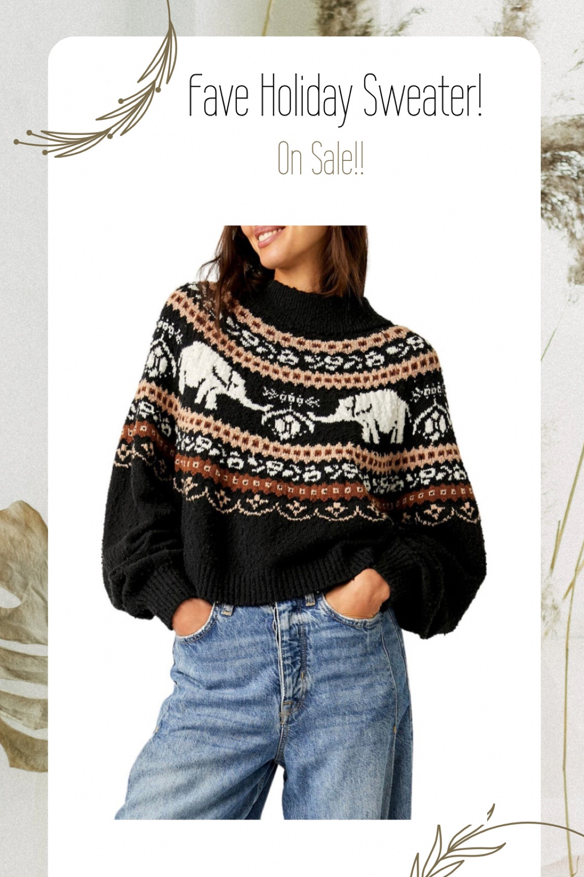 The cutest holiday sweater is on sale! Get it before it sells out! 

#LTKU #LTKstyletip #LTKSeasonal